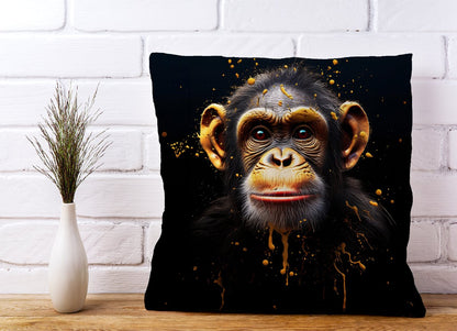 Splashart Cheeky Chimp Face Cushions