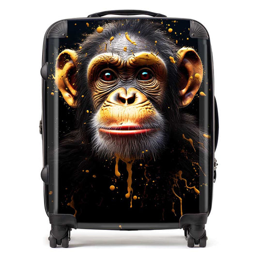 Splashart Cheeky Chimp Face Suitcase