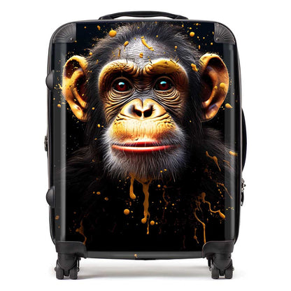 Splashart Cheeky Chimp Face Suitcase