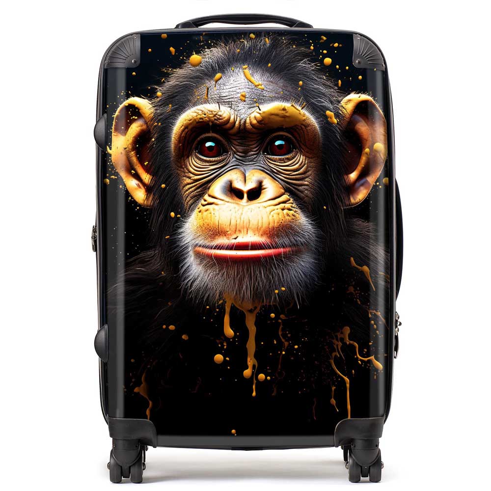 Splashart Cheeky Chimp Face Suitcase