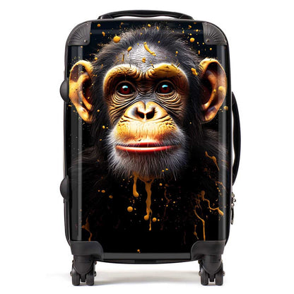 Splashart Cheeky Chimp Face Suitcase