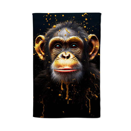 Splashart Cheeky Chimp Face Tea Towel