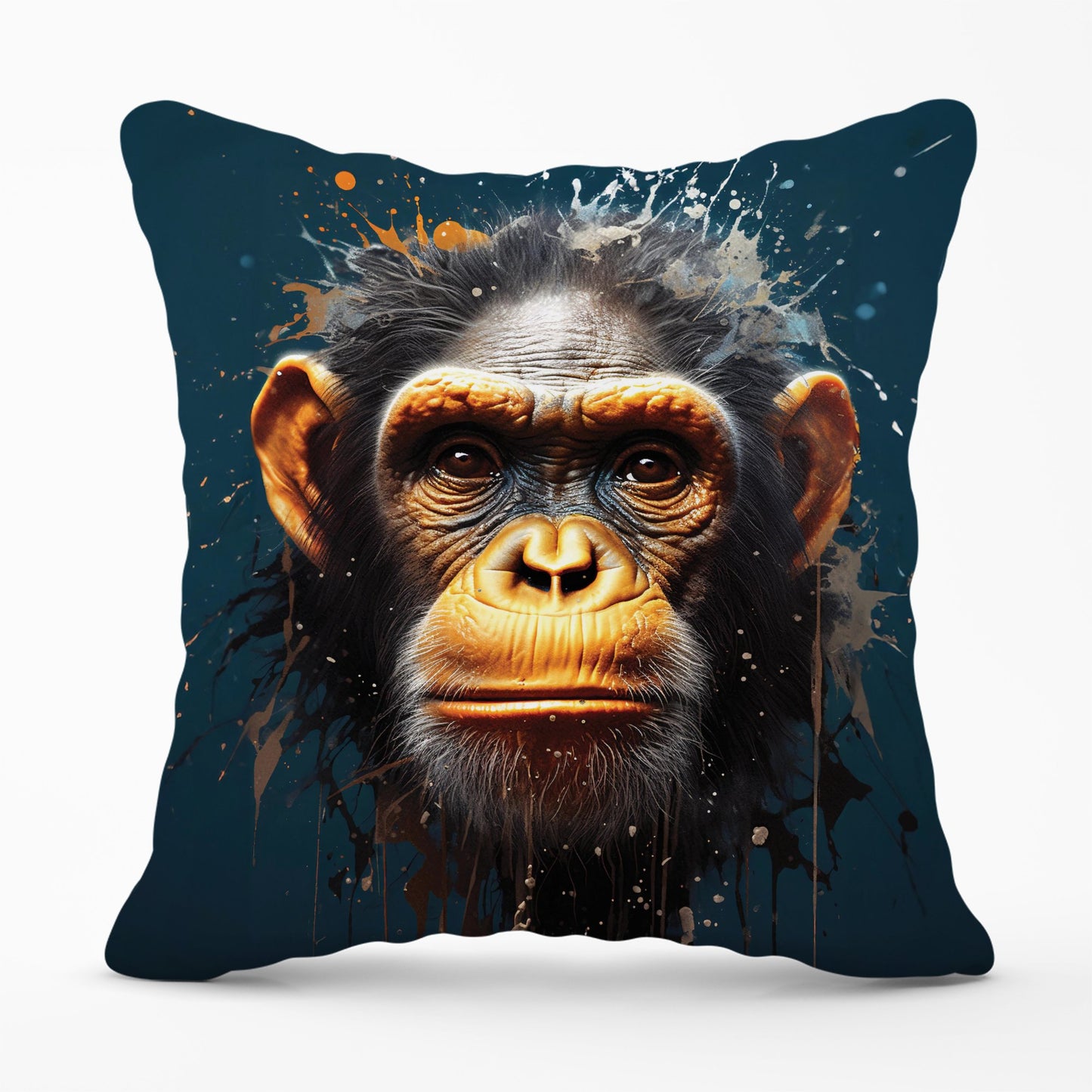 Splashart Realistic Monkey Face Cushions