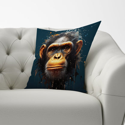 Splashart Realistic Monkey Face Cushions