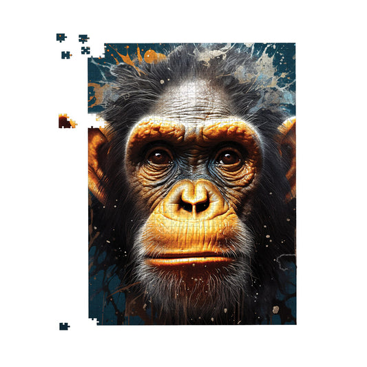 Splashart Realistic Monkey Face Jigsaw Puzzle