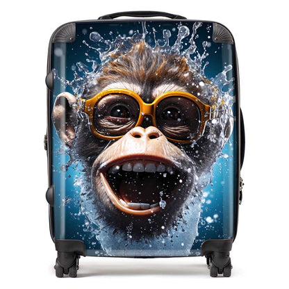 Splashart Cheeky Chimp Face Suitcase