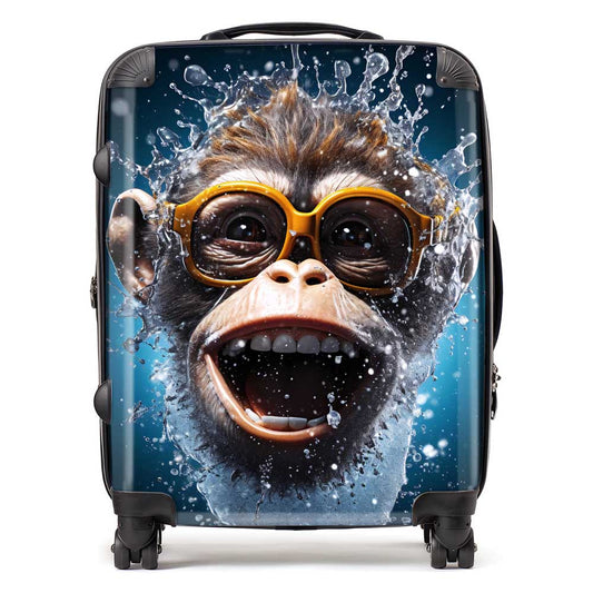Splashart Cheeky Chimp Face Suitcase