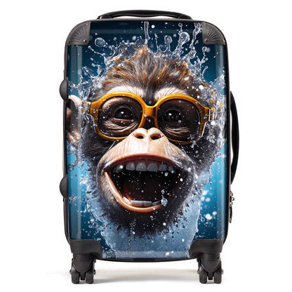 Splashart Cheeky Chimp Face Suitcase