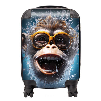 Splashart Cheeky Chimp Face Suitcase