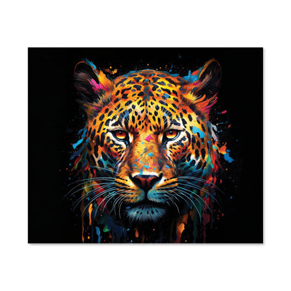 Splashart Leopard Face Kitchen Splashback