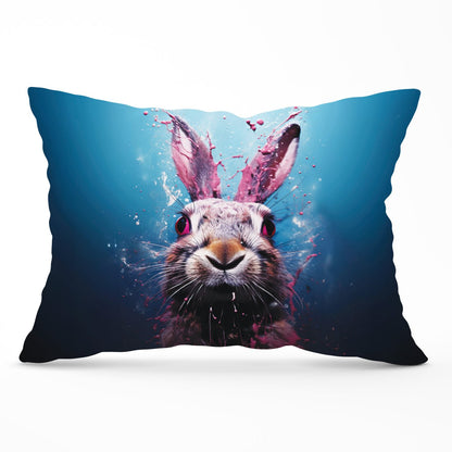 Rabbit Face Splashart Cushions