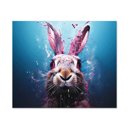 Rabbit Face Splashart Kitchen Splashback