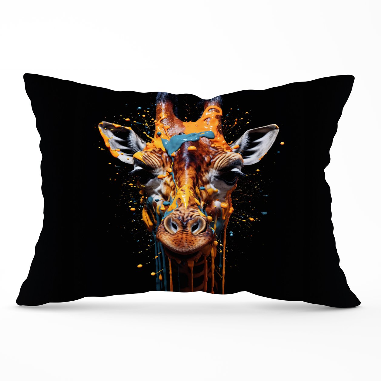 Giraffe Face Splashart Cushions