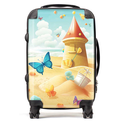 Butterflies On A Beach Holiday Suitcase