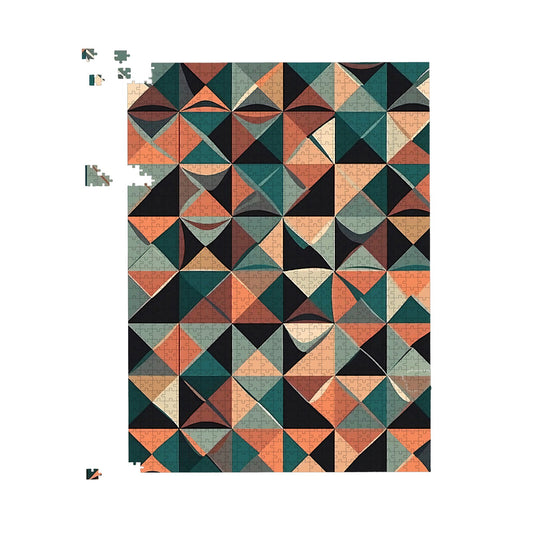Geometric Print Pattern Jigsaw Puzzle