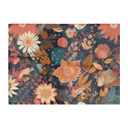 Boho Chic Flower Glass Chopping Board