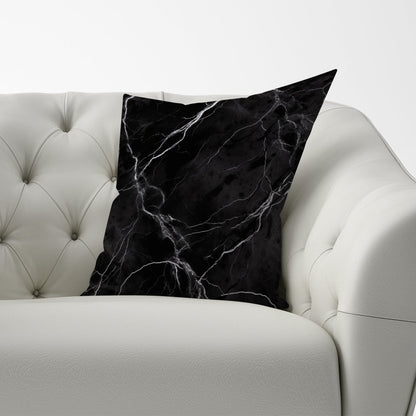 Black Marble Pattern Cushions