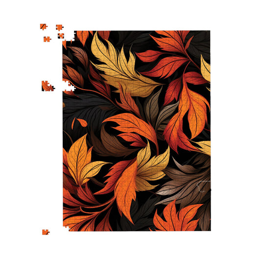 Autumn Leaves Design Jigsaw Puzzle