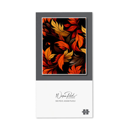 Autumn Leaves Design Jigsaw Puzzle