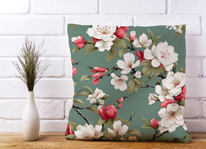 Pink And White Blossom Cushions