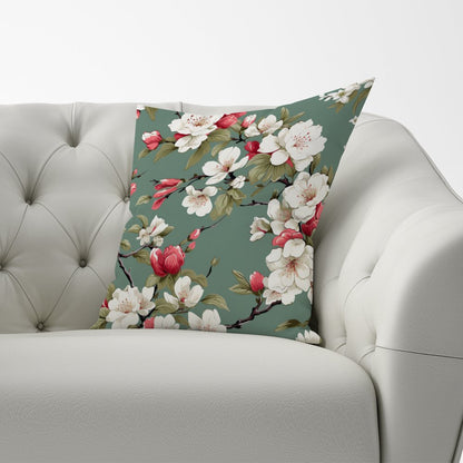 Pink And White Blossom Cushions