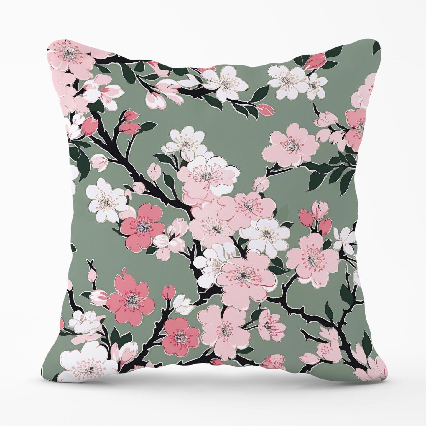 Pink Floral Abstract Pattern Cushions