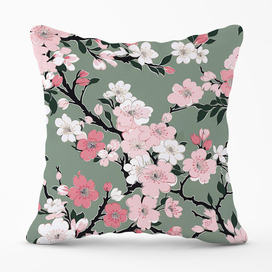Pink Floral Abstract Pattern Cushions