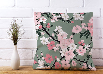 Pink Floral Abstract Pattern Cushions