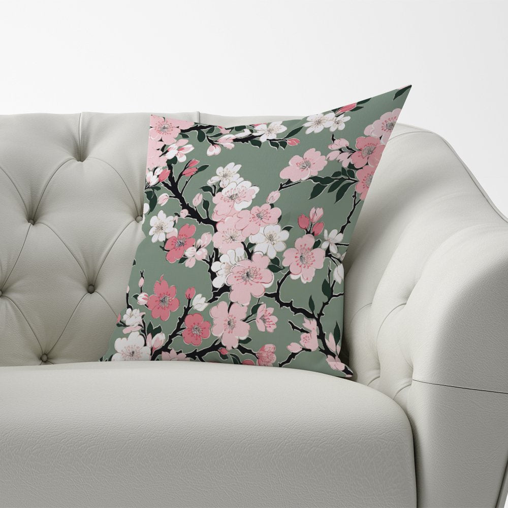 Pink Floral Abstract Pattern Cushions