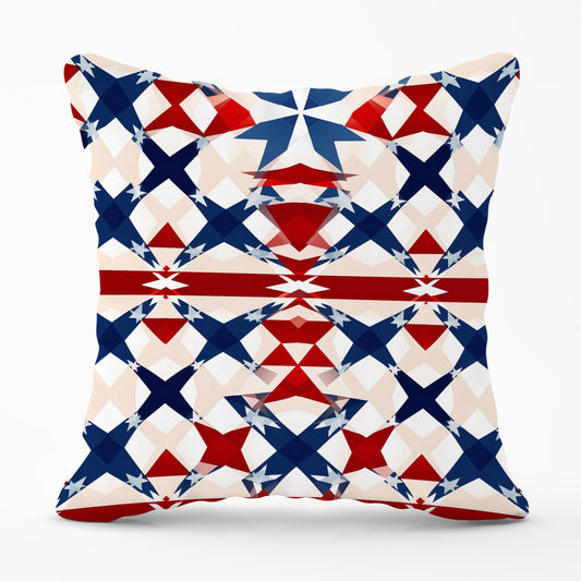 American Flag Abstract Pattern Cushions