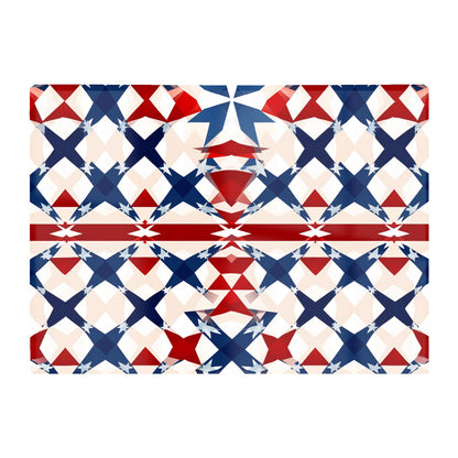 American Flag Abstract Pattern Glass Chopping Board