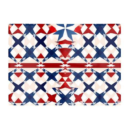 American Flag Abstract Pattern Glass Chopping Board