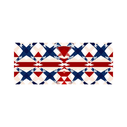 American Flag Abstract Pattern Glass Bathroom Splashback