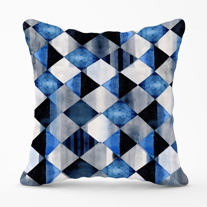 Square Checkered Pattern Cushions