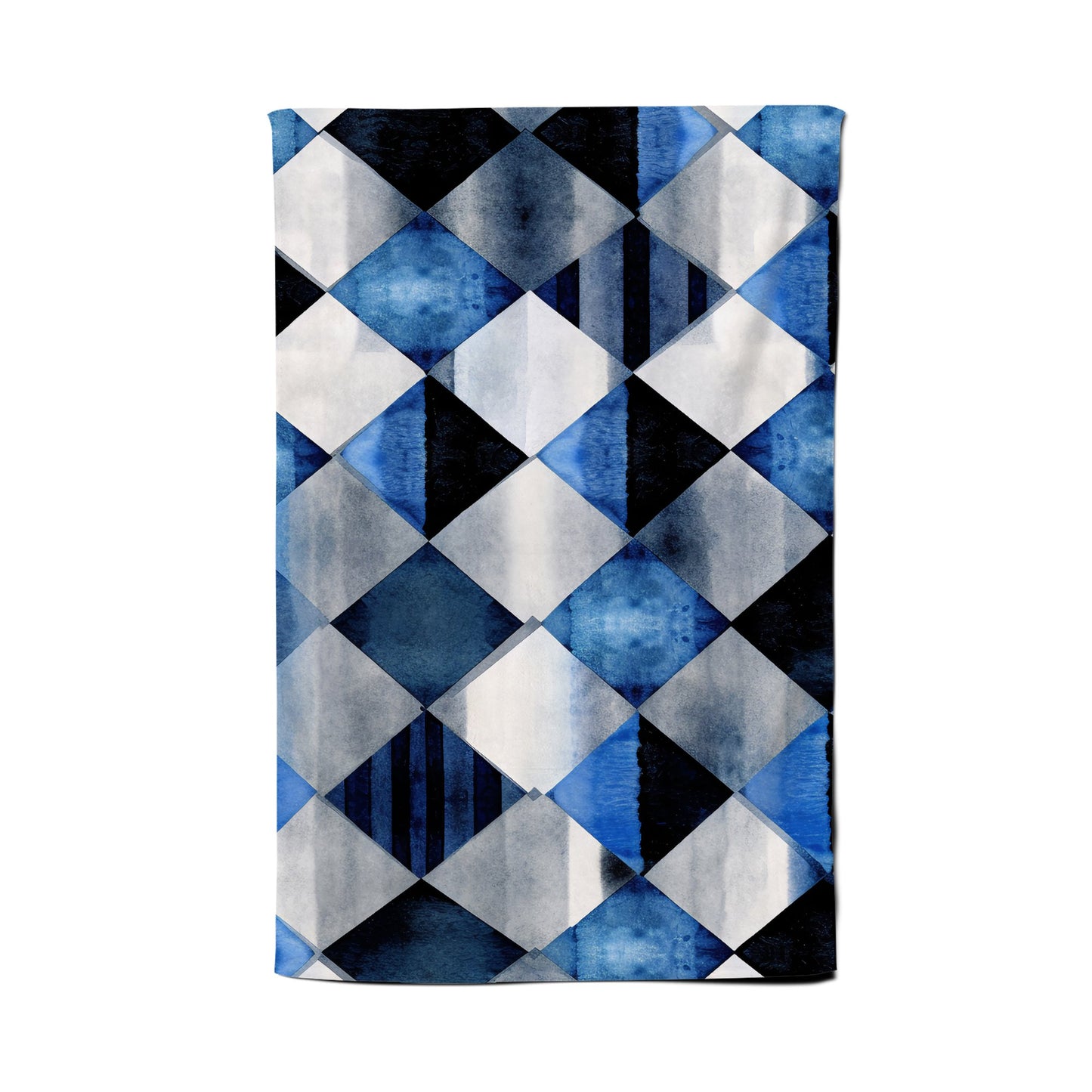 Square Checkered Pattern Tea Towel