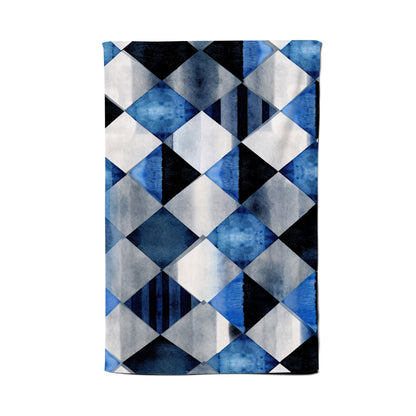 Square Checkered Pattern Tea Towel