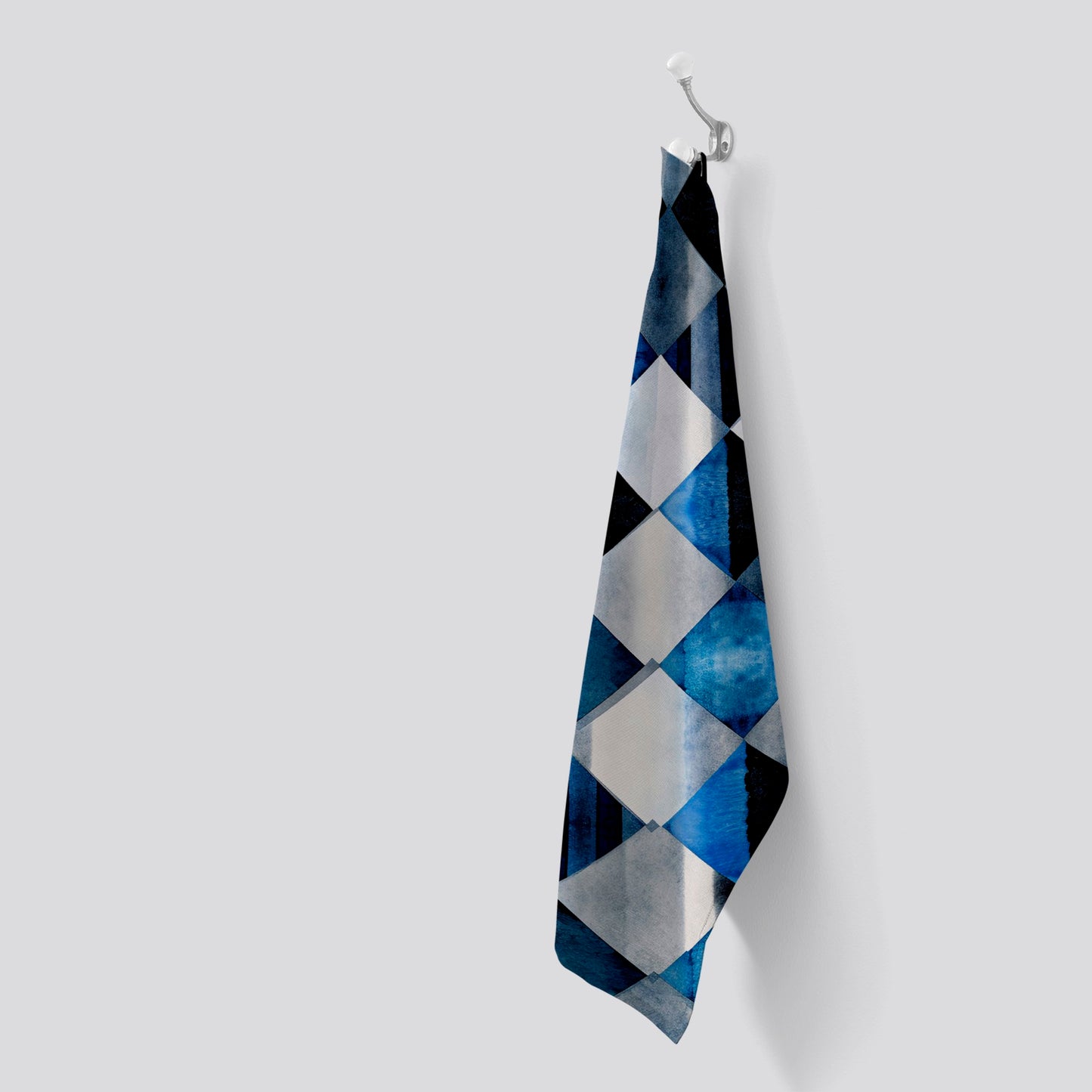 Square Checkered Pattern Tea Towel