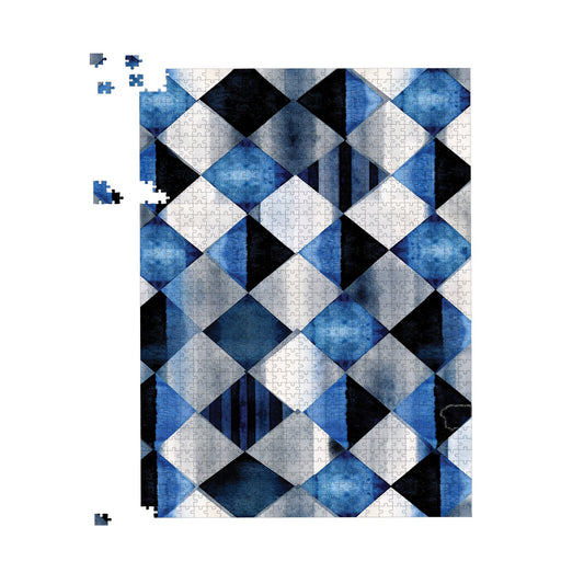 Square Checkered Pattern Jigsaw Puzzle