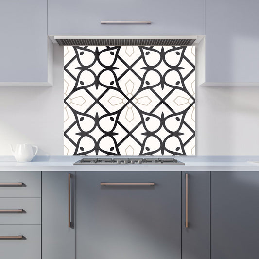 Arabic Style Pattern Kitchen Splashback