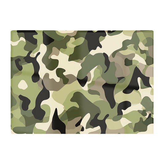 Camouflage Design Glass Chopping Board