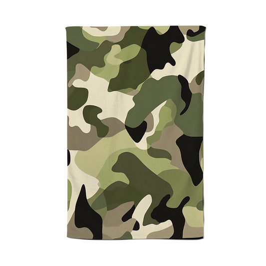 Camouflage Design Tea Towel