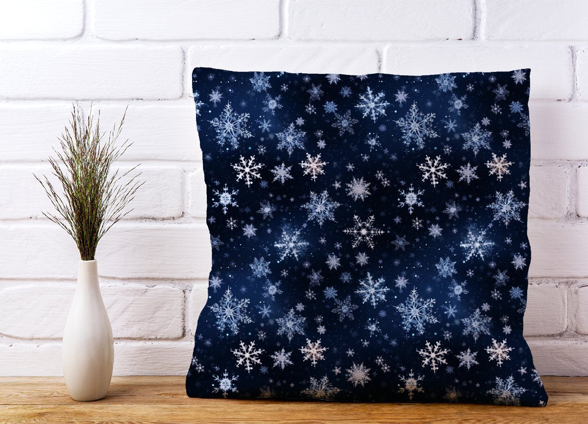 Dreamy And Magical Snowflake Cushions