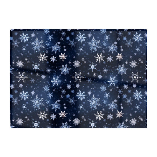 Dreamy And Magical Snowflake Glass Chopping Board