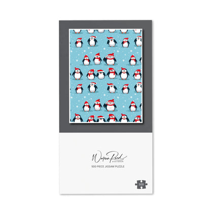 Adorable Santa Penguins Jigsaw Puzzle