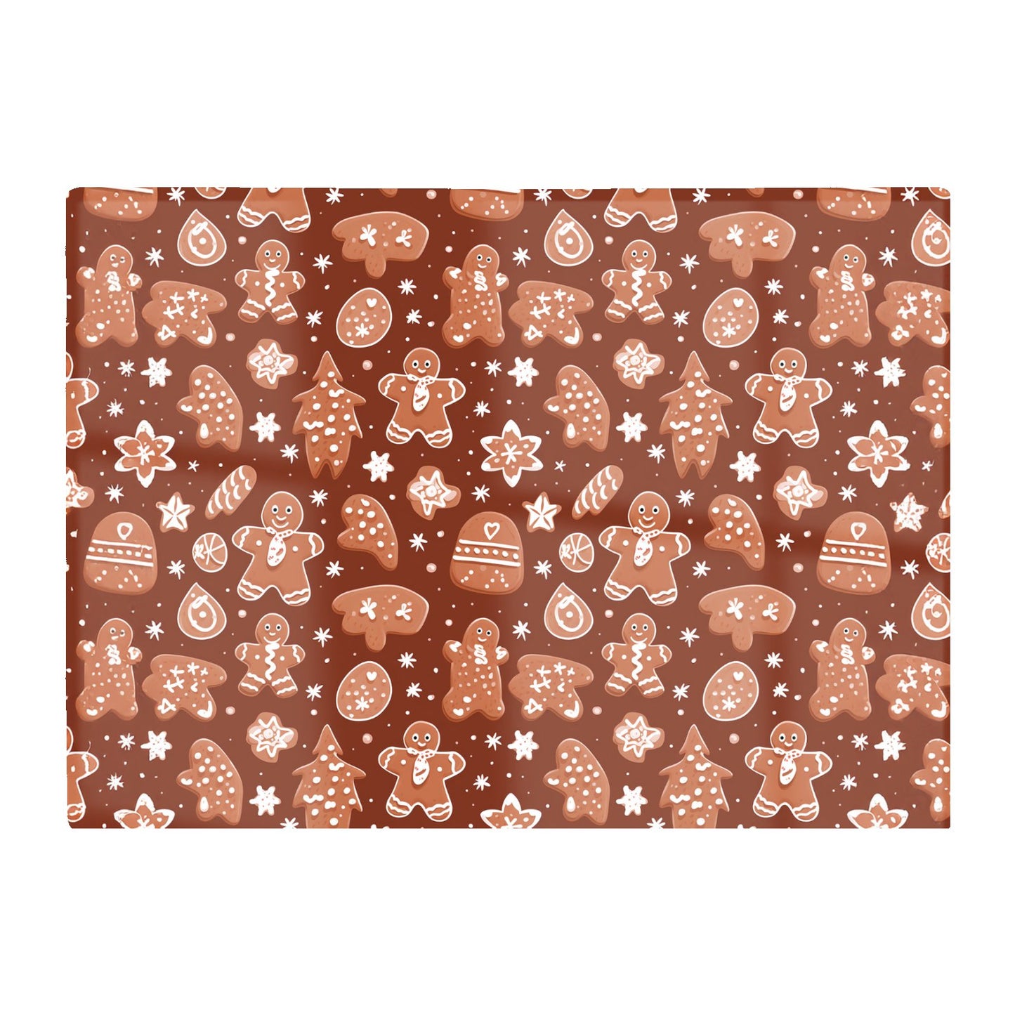 Gingerbread Cookies Glass Chopping Board