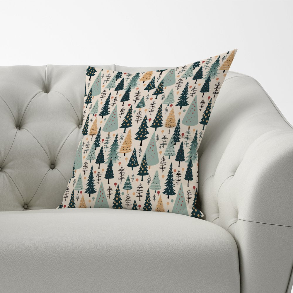 Boho Inspired Christmas Tree Pattern Cushions
