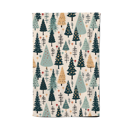 Boho Inspired Christmas Tree Pattern Tea Towel
