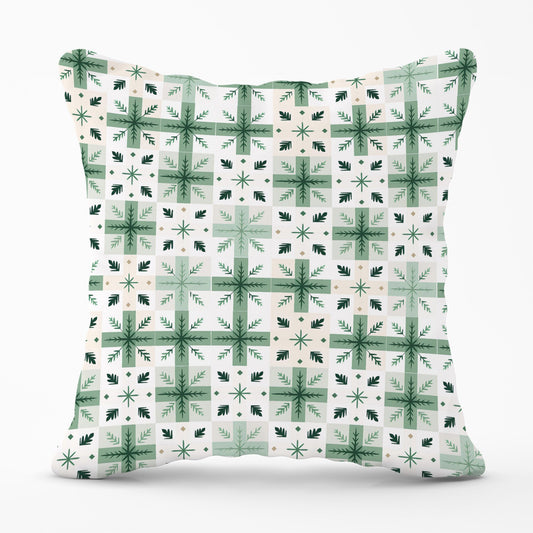 Christmas Quilting Squares Cushions
