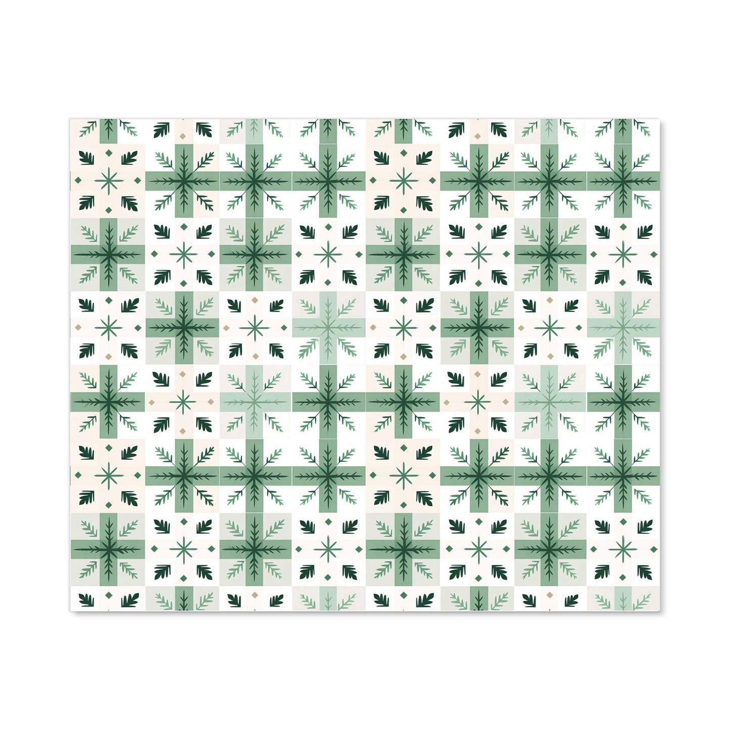 Christmas Quilting Squares, Geometric Kitchen Splashback