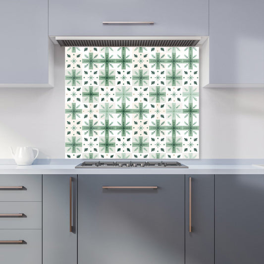 Christmas Quilting Squares, Geometric Kitchen Splashback